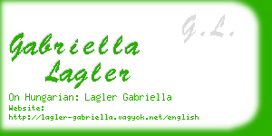 gabriella lagler business card